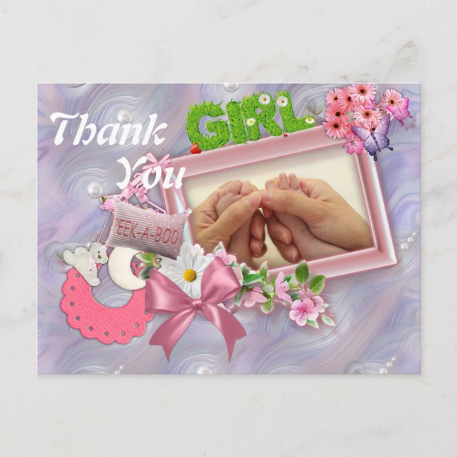 Carte Postale Mère des perles donnant naissance à une petite fil (Devant)