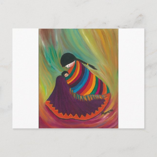 Carte Postale Mère et enfant (Devant)