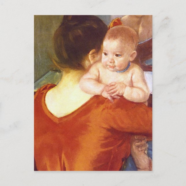 Carte Postale Mère et enfant par Pierre Renoir (Devant)