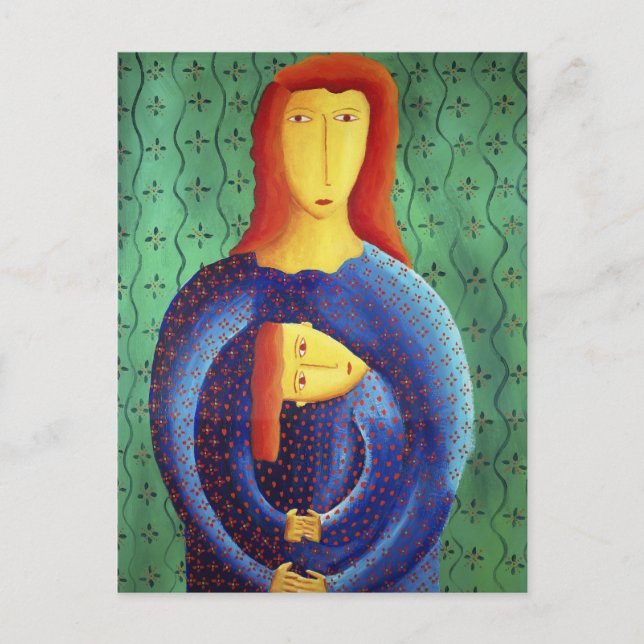 Carte Postale Mère et fille (Devant)