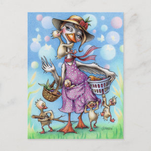 Carte Postale Mère Goose