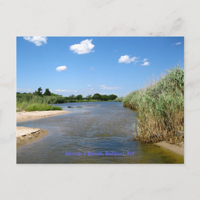 Carte Postale Mère's Beach, Bellport NY (Devant)