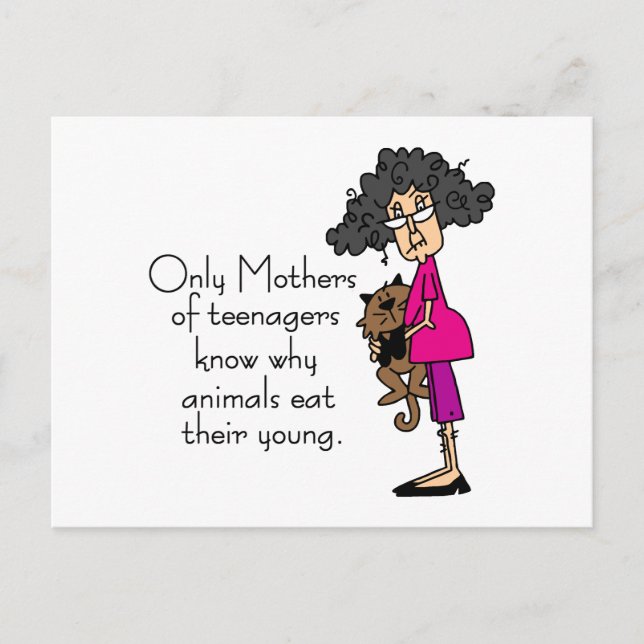 Carte Postale Mères des adolescents (Devant)