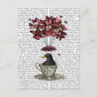 Merle Dans Une Tasse À Thé