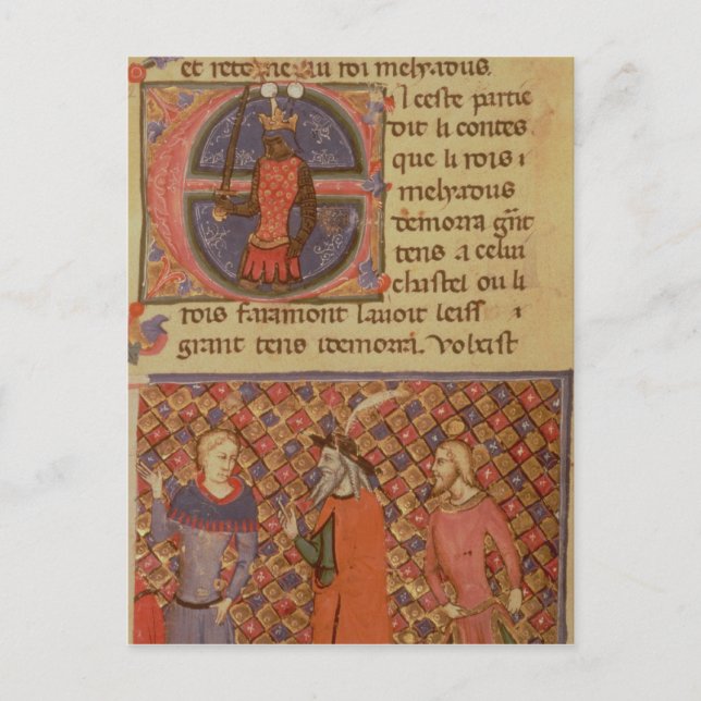 Carte Postale Merlin tutorat Arthur (Devant)