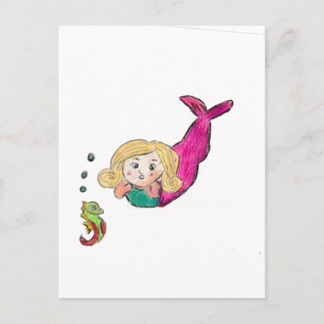 Carte Postale Mermaid (Devant)