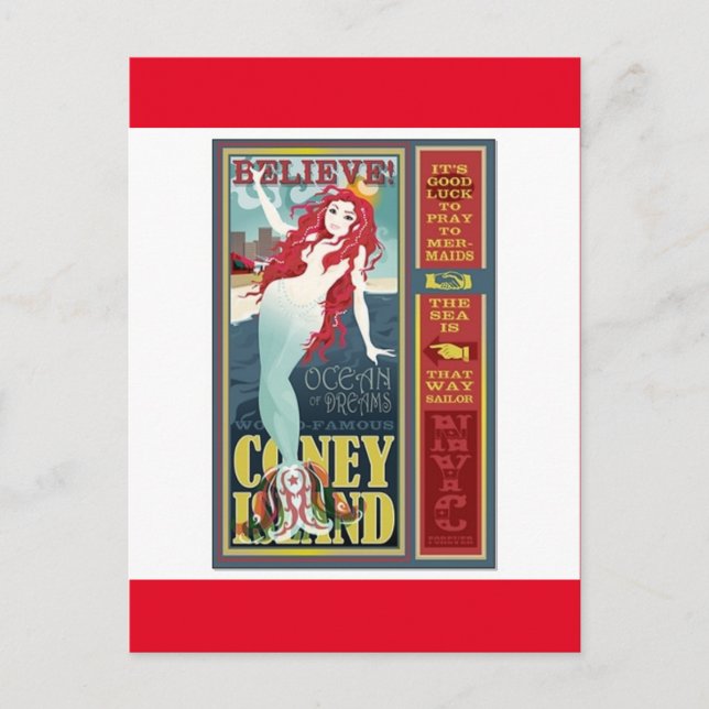 Carte Postale mermaid (Devant)