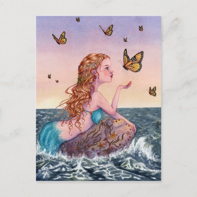 Carte Postale Mermaid Art Postcard (Devant)