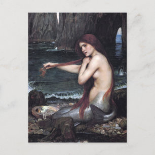 Carte Postale Mermaid John William Waterhouse Mythologique