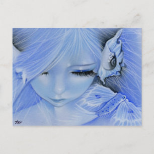 Carte postale mermaid poisson créature