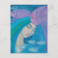 Mermaid Princess, Imaginaire d'eau Peinture surréa
