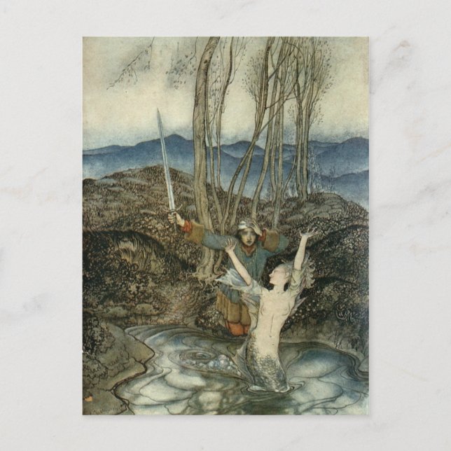 Carte Postale Mermaid & Swordsman (Devant)