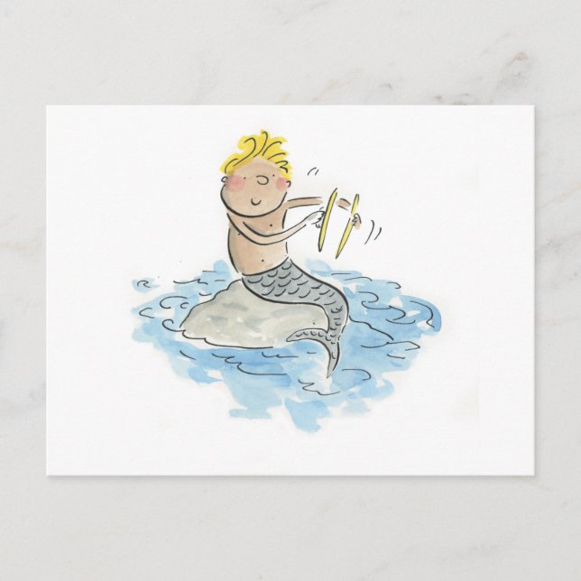 Carte Postale Merman Cymbals (Devant)