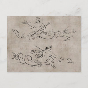 Carte Postale Merpeople