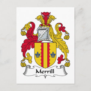 Carte Postale Merrill Family Crest