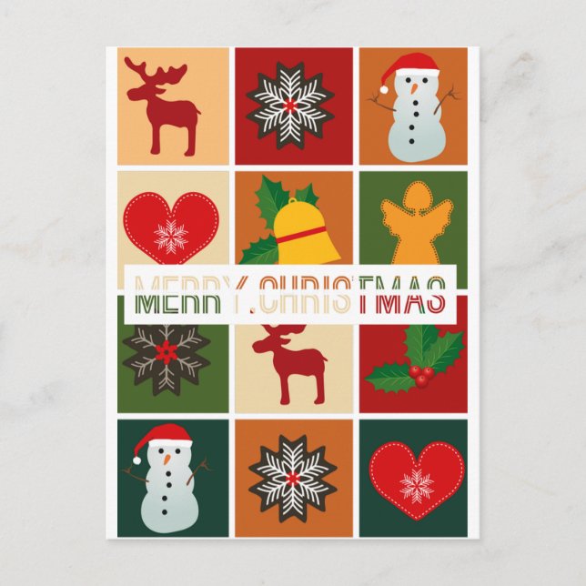 Carte Postale Merry christmas (Devant)