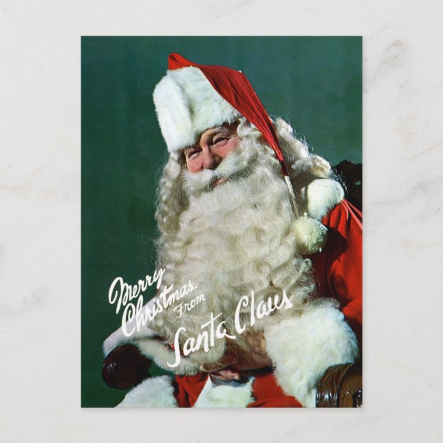 Carte postale : Merry Christmas from Santa (Devant)
