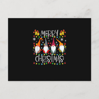 Carte Postale Merry Christmas Gnome Matching Family Party Pajama