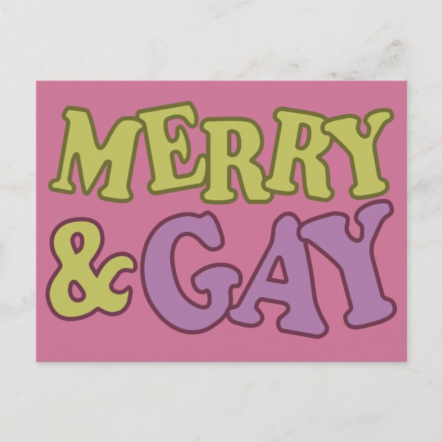 Carte postale Merry & Gay (Devant)