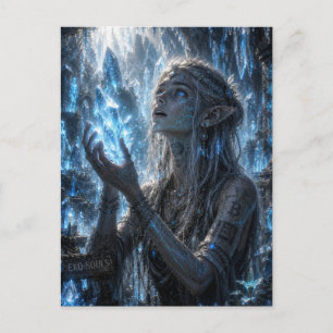 Carte Postale Merveille / Elfe noir / Cavernes de cristal