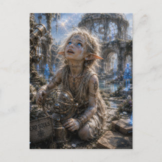 Carte Postale Merveille / Enfant des Étoiles / Jardin de l'Obser