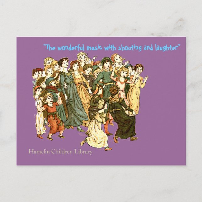 Carte Postale Merveilleuse Musique (Devant)