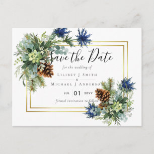 Carte Postale Merveilleux Pays des Merveilles de Mariage au Char