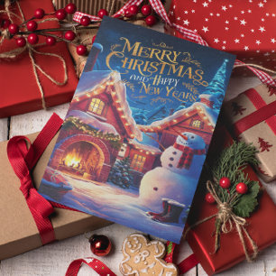 Carte Postale Merveilleux pays d'hiver givré