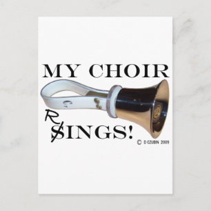 Carte Postale Mes anneaux de choeur