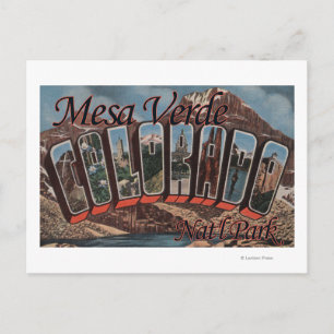 Carte Postale Mesa Verde Nat'l Park, Colorado