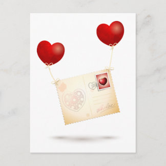 Carte Postale Message de l'amour