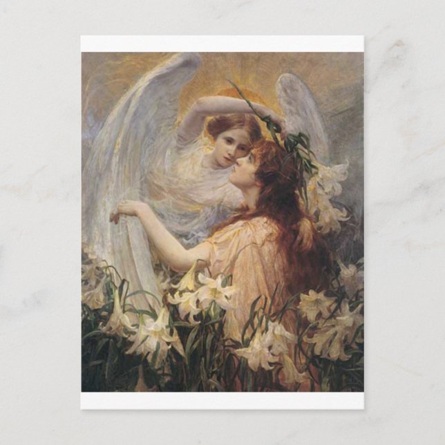 Carte Postale *Message de l'ange* par George Hillyard Swinstead (Devant)