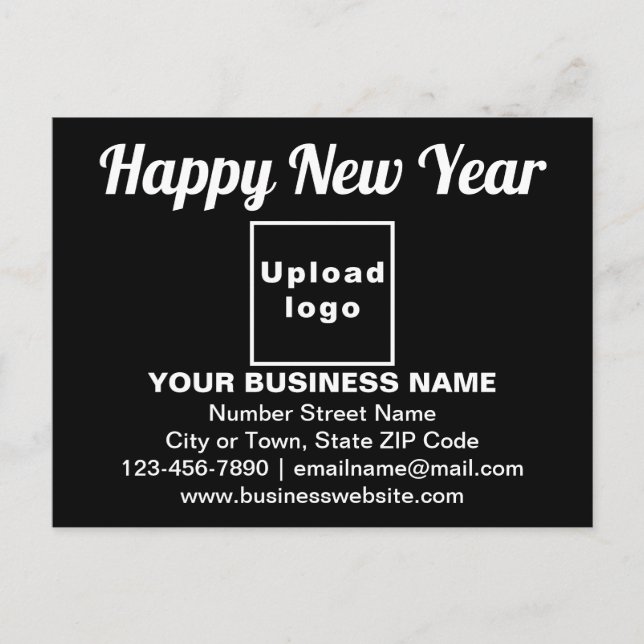 Carte Postale Message de voeux pour le Nouvel An d'affaires sur  (Devant)
