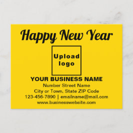 Carte Postale Message de voeux pour le Nouvel An d'affaires sur 