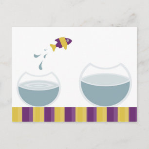 Carte Postale Message simple amusant