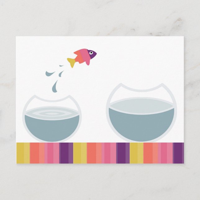 Carte Postale Message simple amusant (Devant)