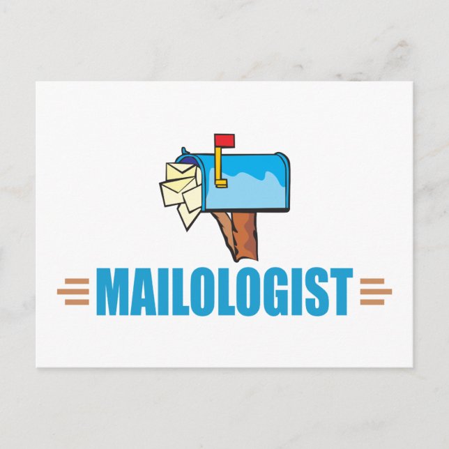 Carte Postale Messagerie amusante (Devant)