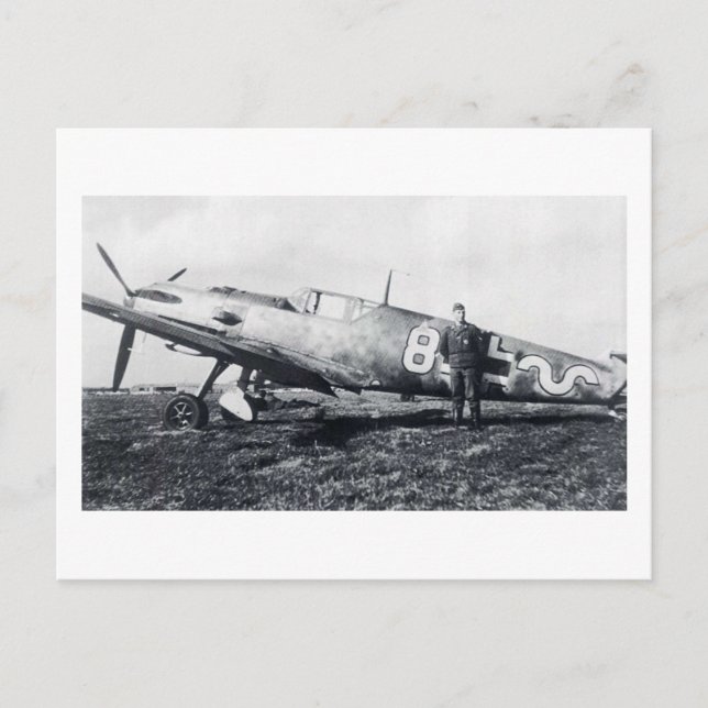 Carte postale Messerschmitt BF-109 (Devant)