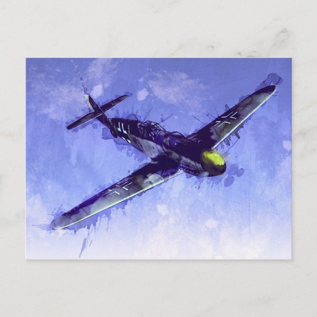 Carte Postale Messerschmitt Bf 109 (Devant)