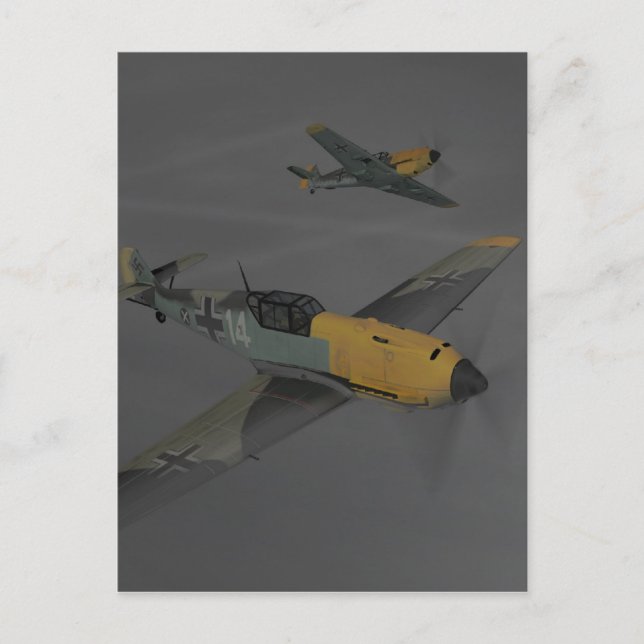 Carte Postale Messerschmitt ME109 (Devant)