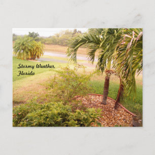 Carte postale météo orageux Floride
