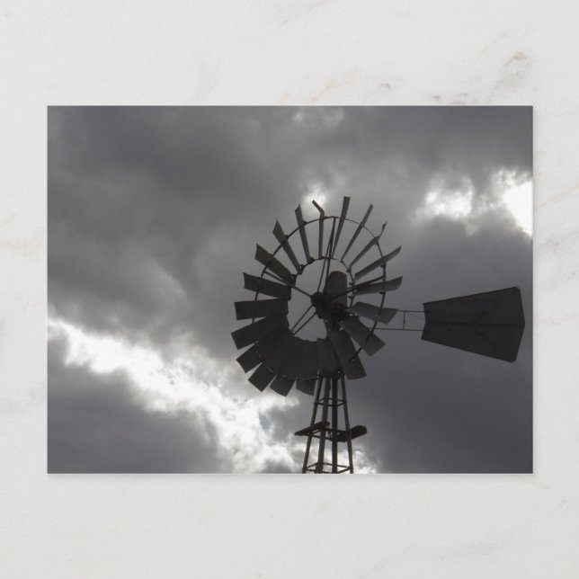 Carte Postale Météo vous l'aimez ou pas...J'adore les moulins à  (Devant)