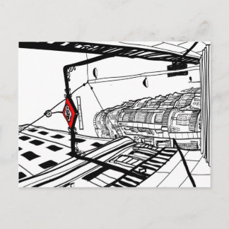 Carte Postale Métro de Madrid Gran Vía