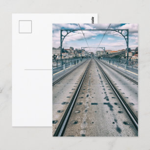 Carte Postale Métro sur pont supérieur Dom Luis I