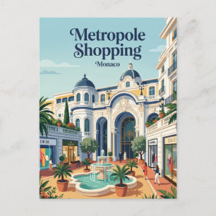 Carte Postale Métropole Shopping Monte-Carlo Monaco