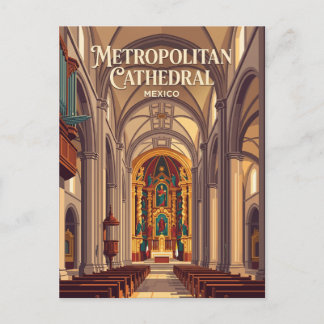 Carte Postale Metropolitan Cathedral Mexico