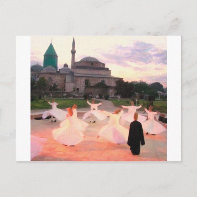 Carte Postale mevlana konya (Devant)