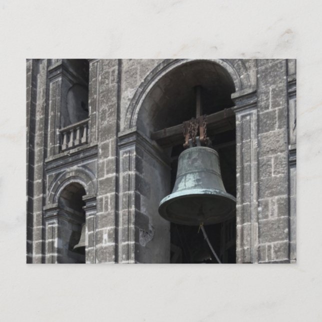 Carte Postale Mexico, Mexico, Zocalo. Les tours Bell (Devant)