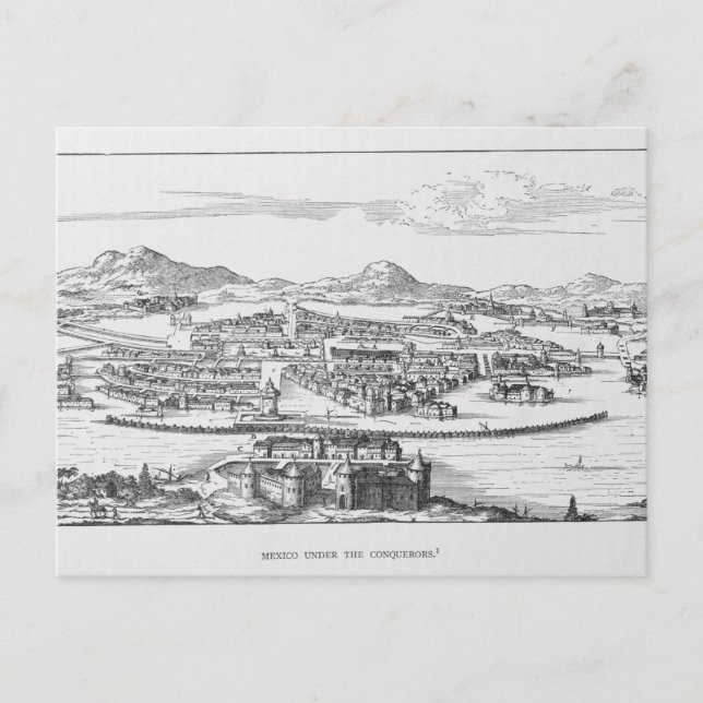 Carte Postale Mexico sous le conquérant (Devant)