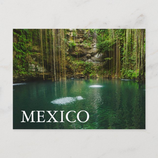Carte Postale Mexique, Yucatan, Lac Pittoresque (Devant)
